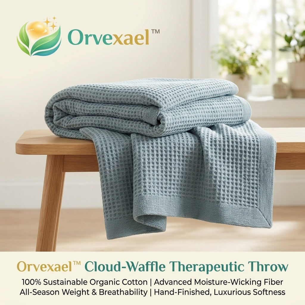 Orvexael™ Cloud-Waffle Therapeutic Throw