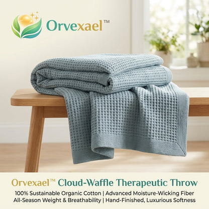 Orvexael™ Cloud-Waffle Therapeutic Throw