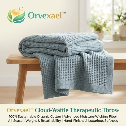Orvexael™ Cloud-Waffle Therapeutic Throw