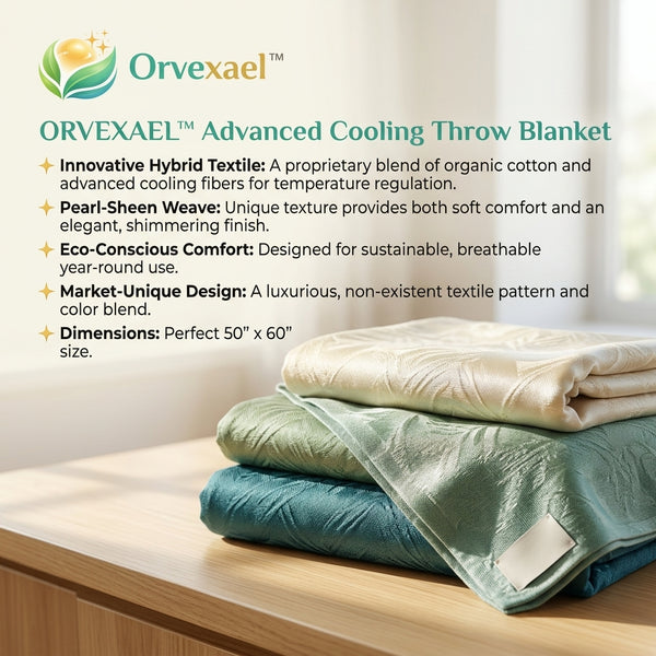 Orvexael™ Advanced Cooling Throw Blanket