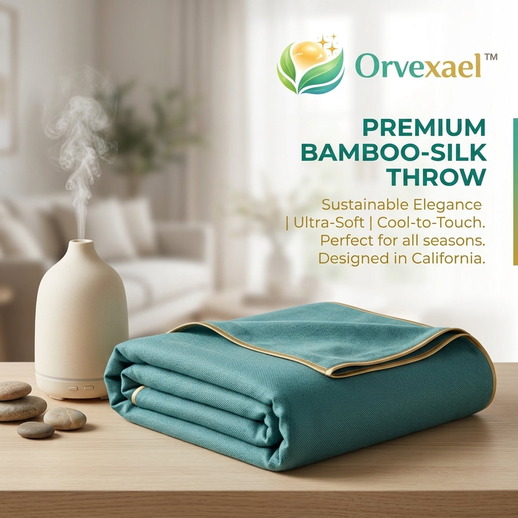 Orvexael™ Premium Bamboo-Silk Throw